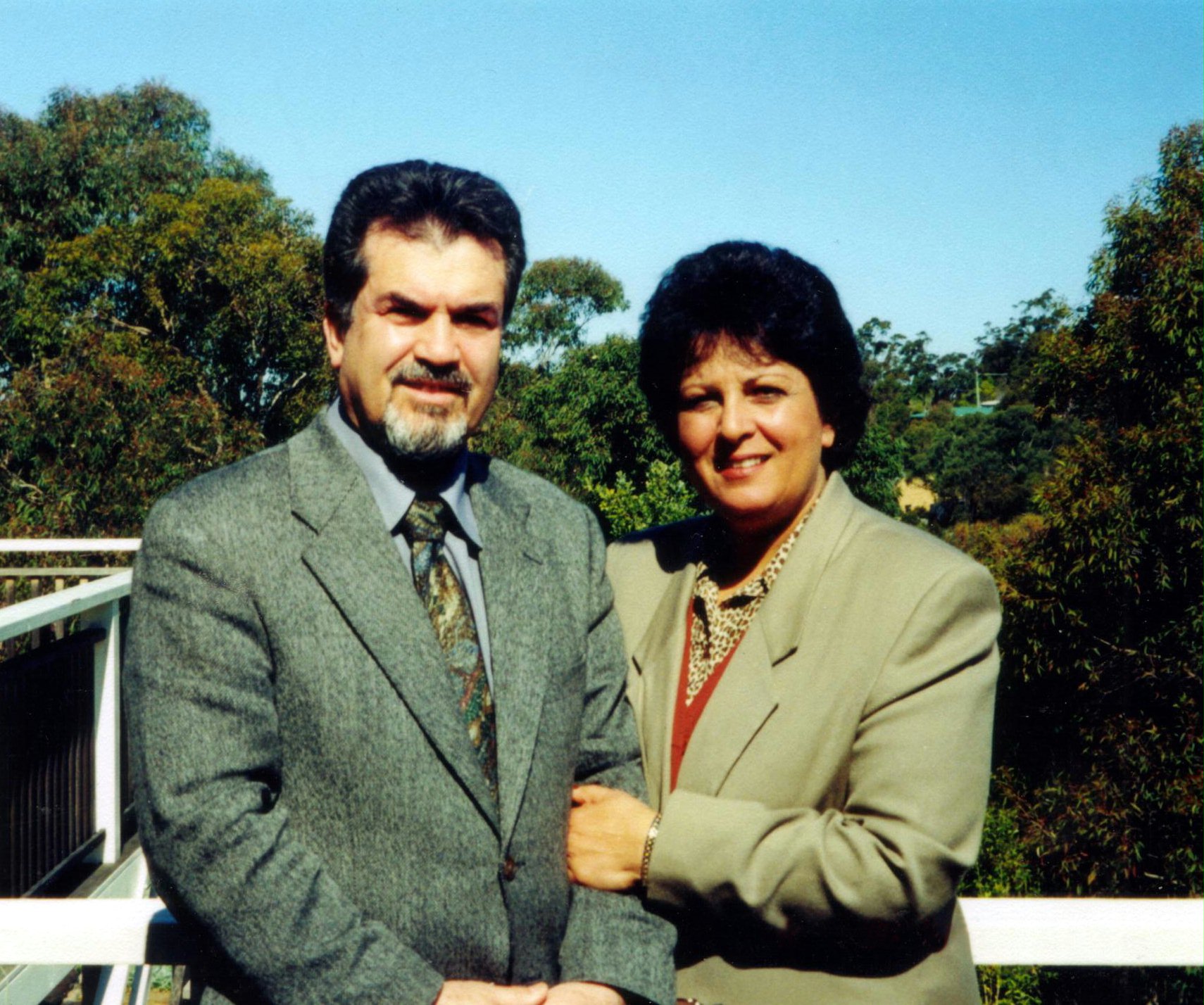 Sirus Naraqi and his wife, Mitra.