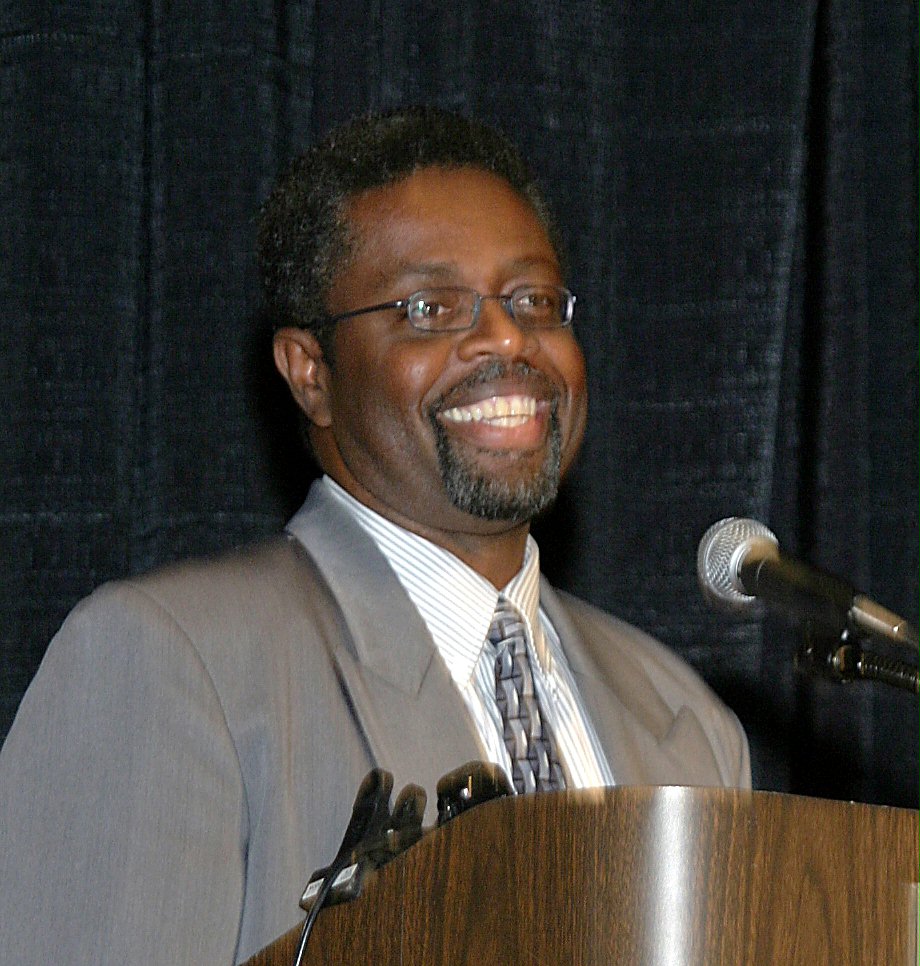 Dr. Andy Knight, who delivered an address titled "The New World Disorder: Obstacles to Universal Peace." Photo by Omid Rahimzadeh.