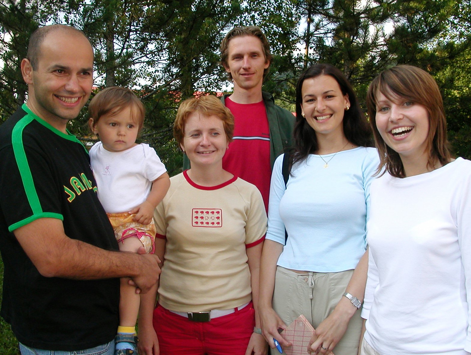 Some of the participants at the Baha'i summer school in Slovakia.