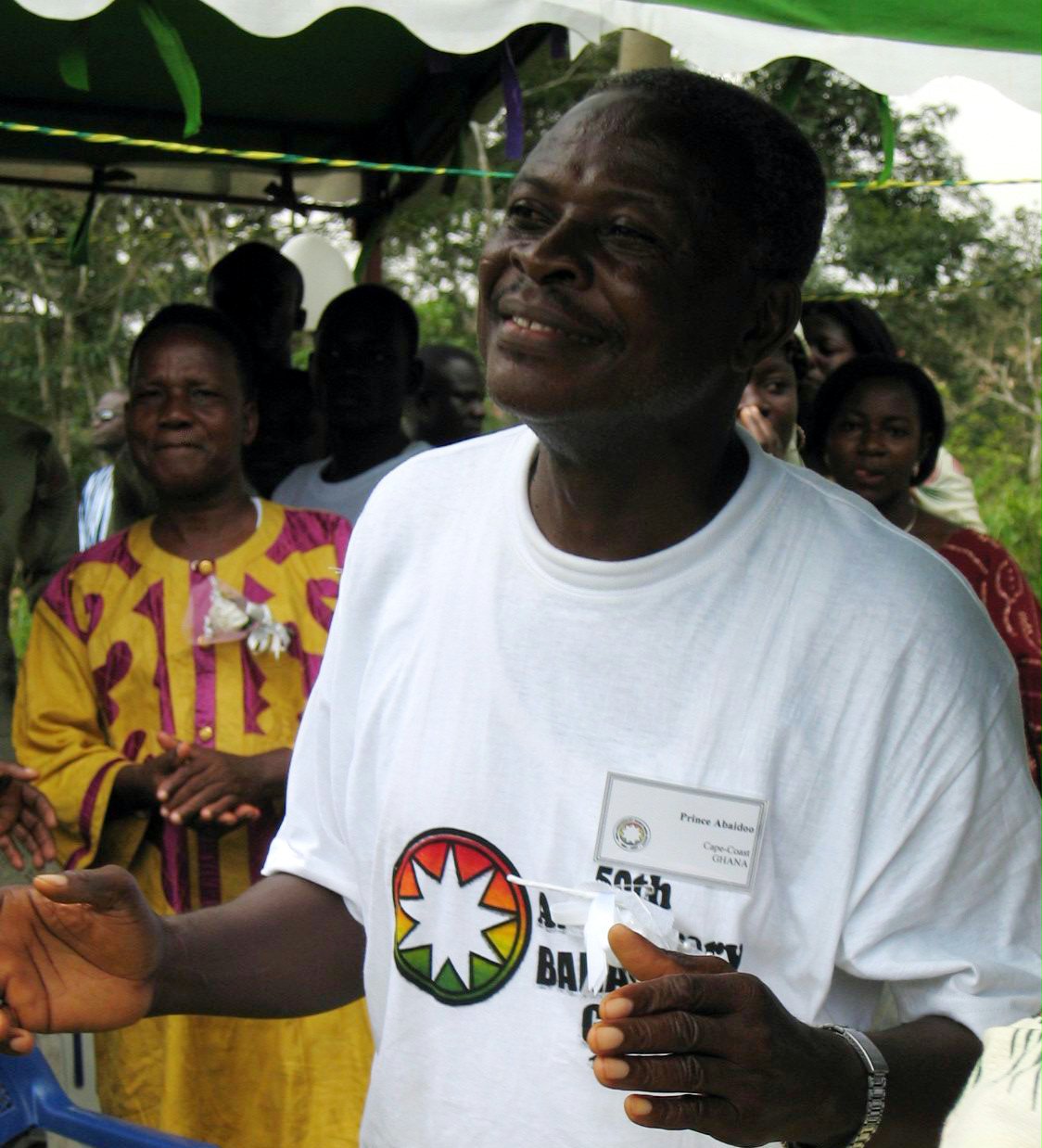 One of the first Baha'is of Ghana, Prince Abaidoo, spoke of the early days of the Faith in the country.