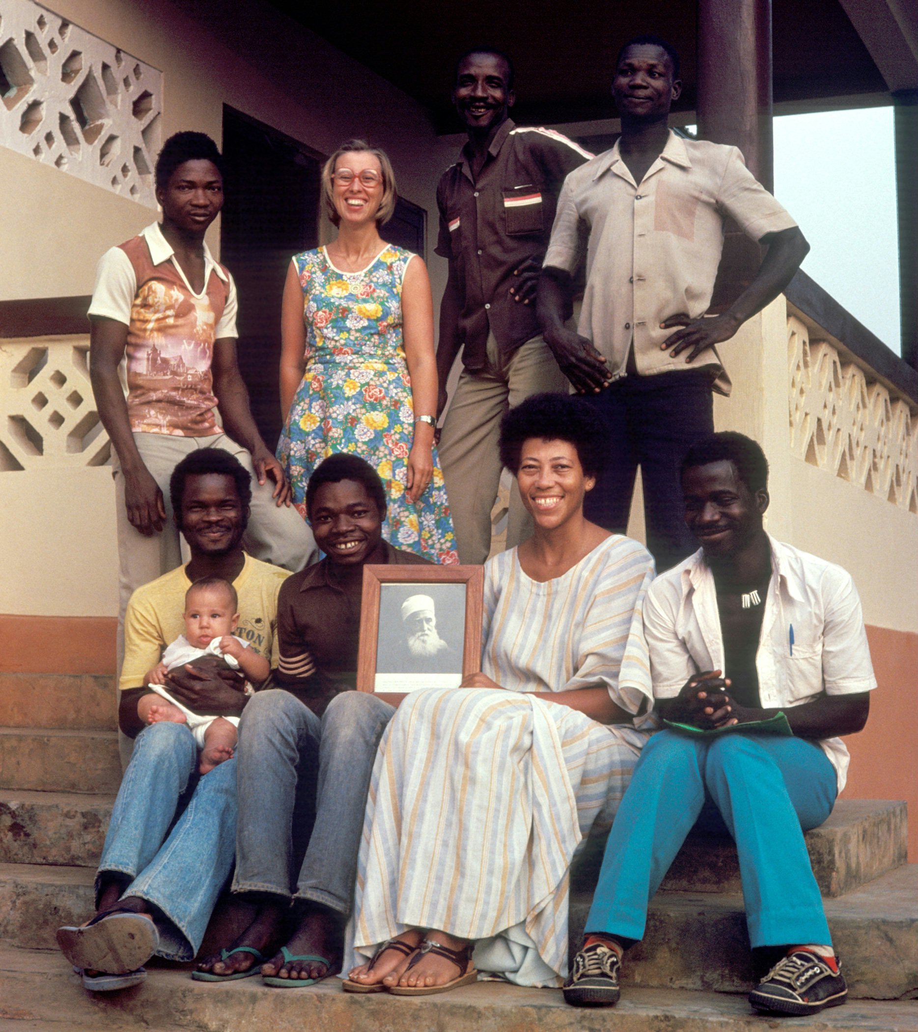 Baha'is at a training institute in Togo, 1982.