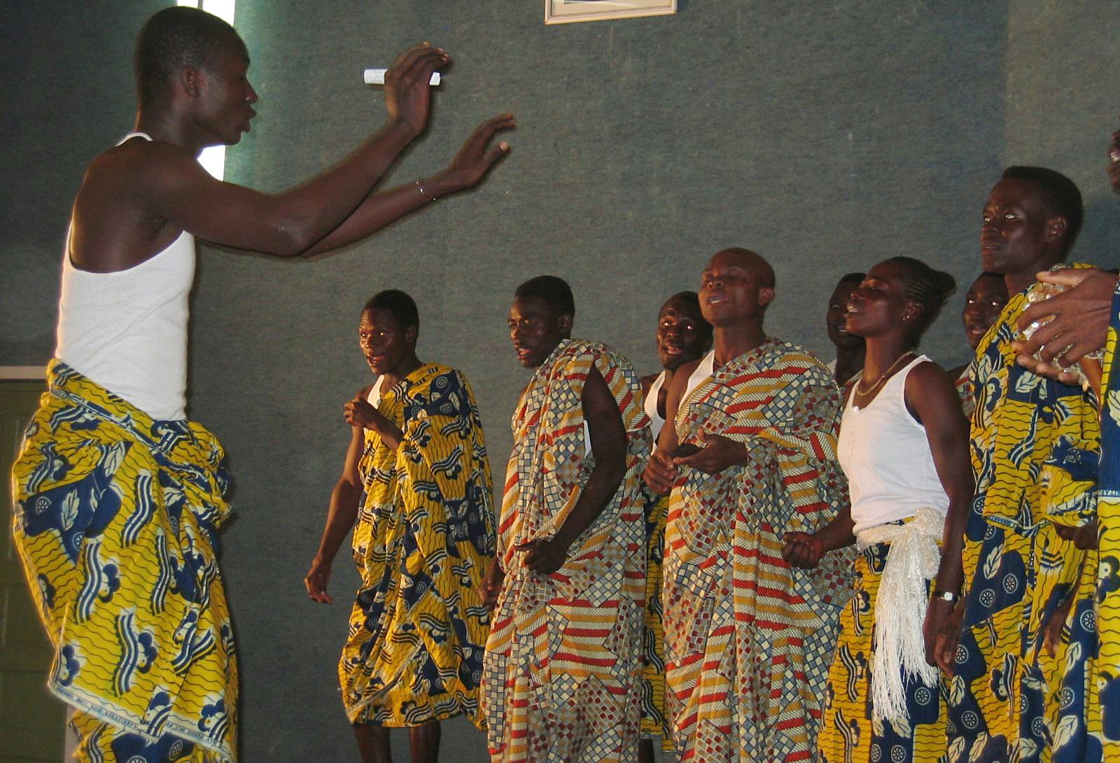 The Yoyovi Kondji choir from Togo at the jubilee festivities. Photo by Sebastien Amodeo.
