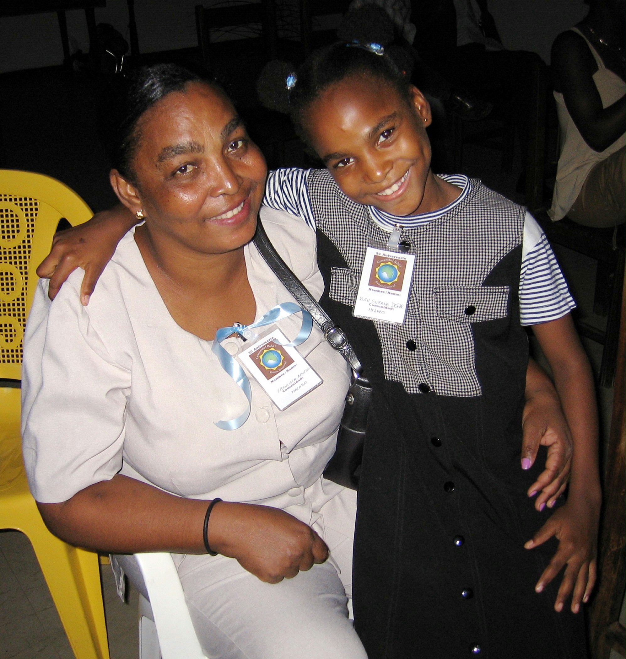 Jubilee participants Francisca Renedo and her daughter, Ruth Suzane.