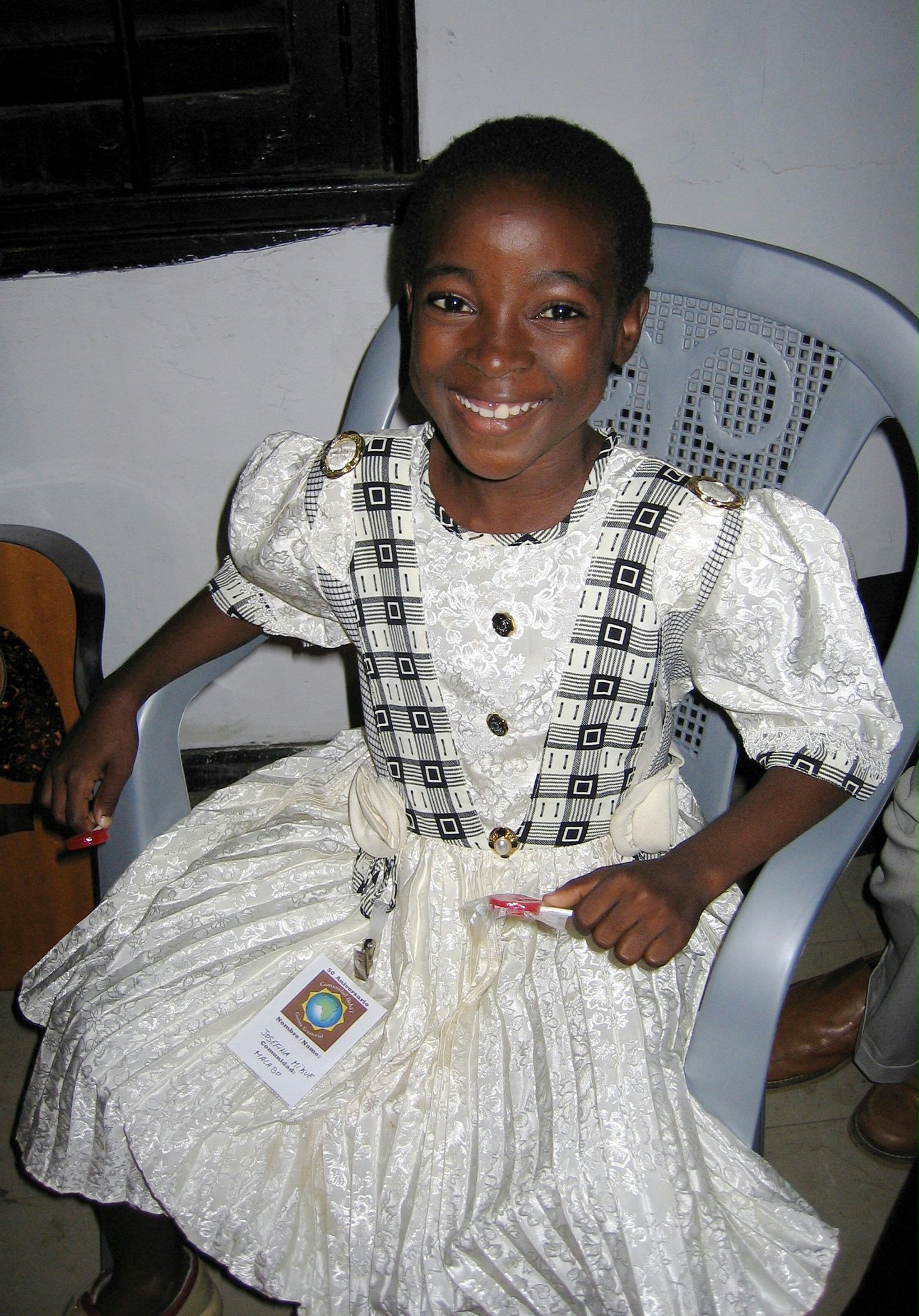 Josefina Mikue at the jubilee.