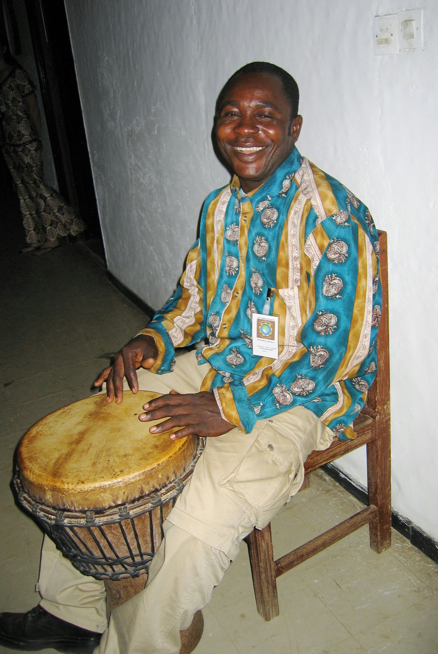 Valentin Nsue contributed to the musical entertainment.