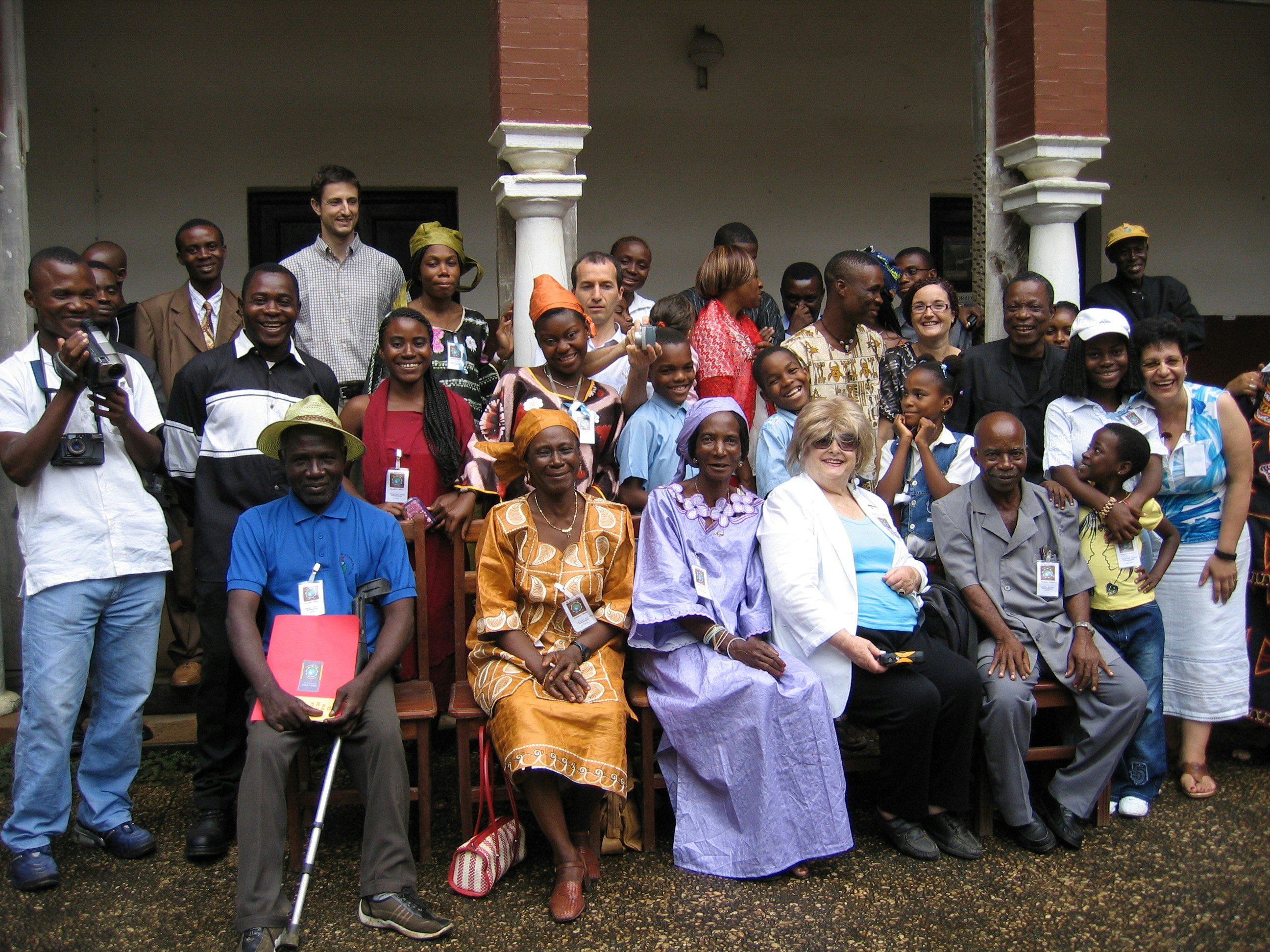 Some participants at the festivities.