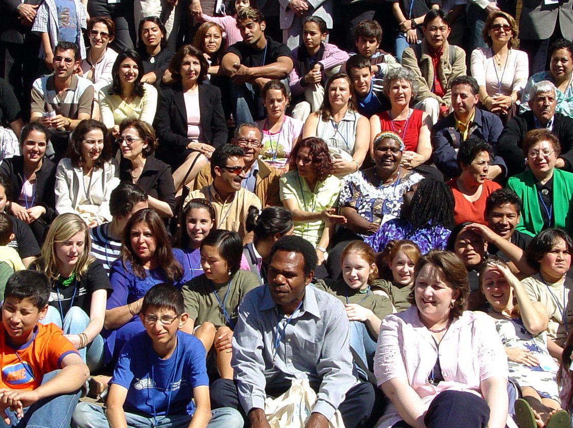 A diversity of ages and backgrounds...some of the 1,200 participants at the Sydney conference.