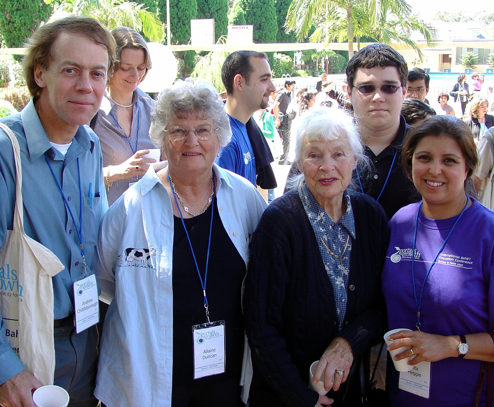 People of all ages and from a variety of backgrounds attended the conferences.