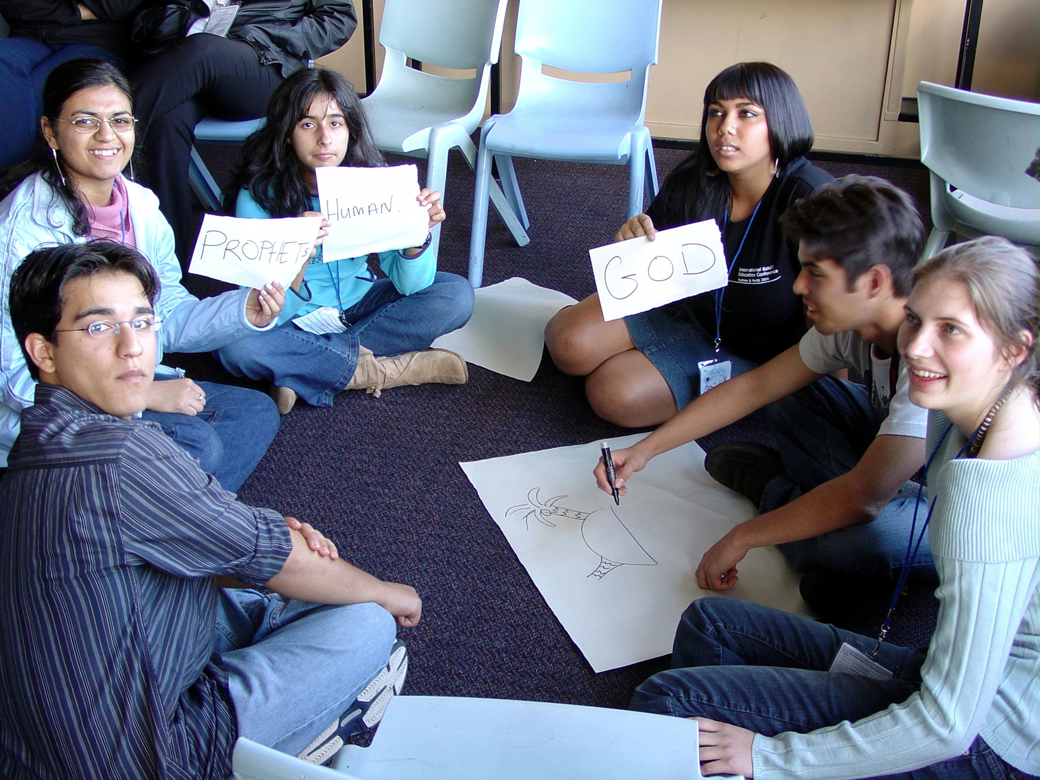 Youth during a workshop in Sydney.