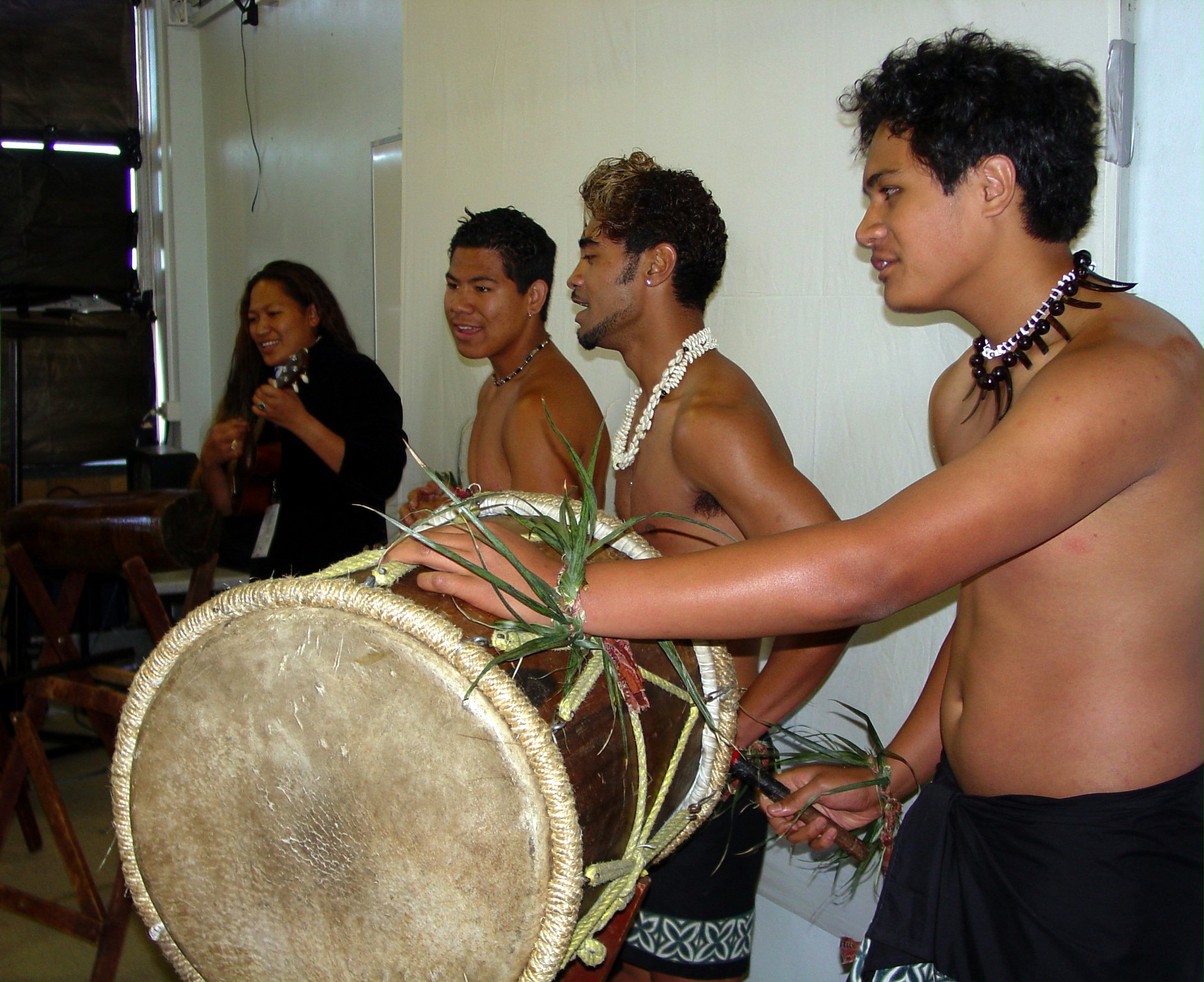 Members of the Mana musical group performing at the Sydney conference.