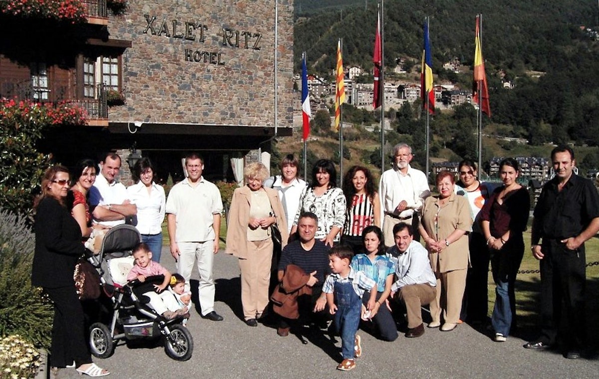 Some of the participants at the jubilee celebrations in Andorra.