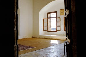 Entrance to the restored cell of Baha'u'llah. (2004)
