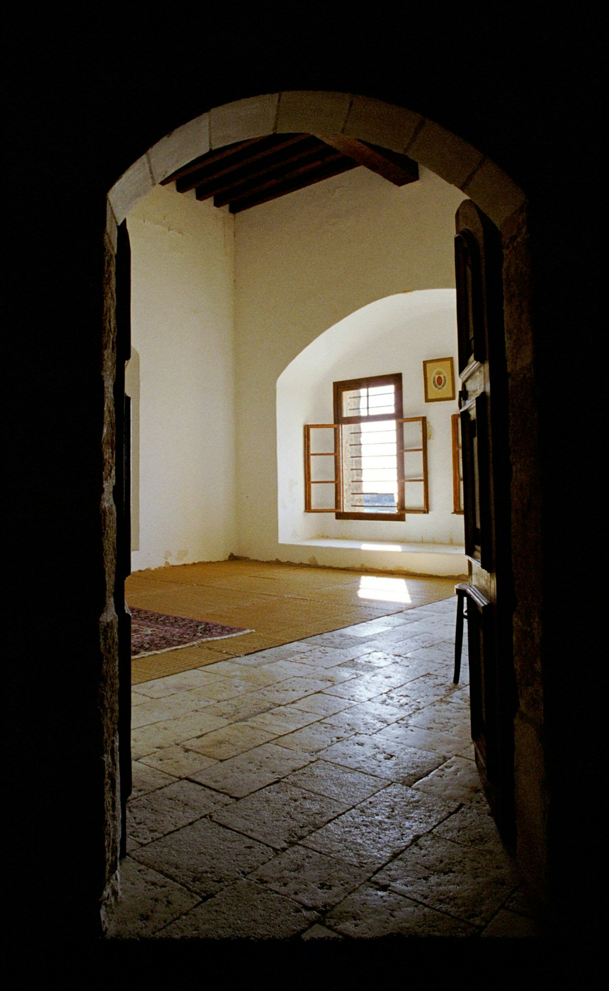 Entrance to the restored cell of Baha'u'llah. (2004)