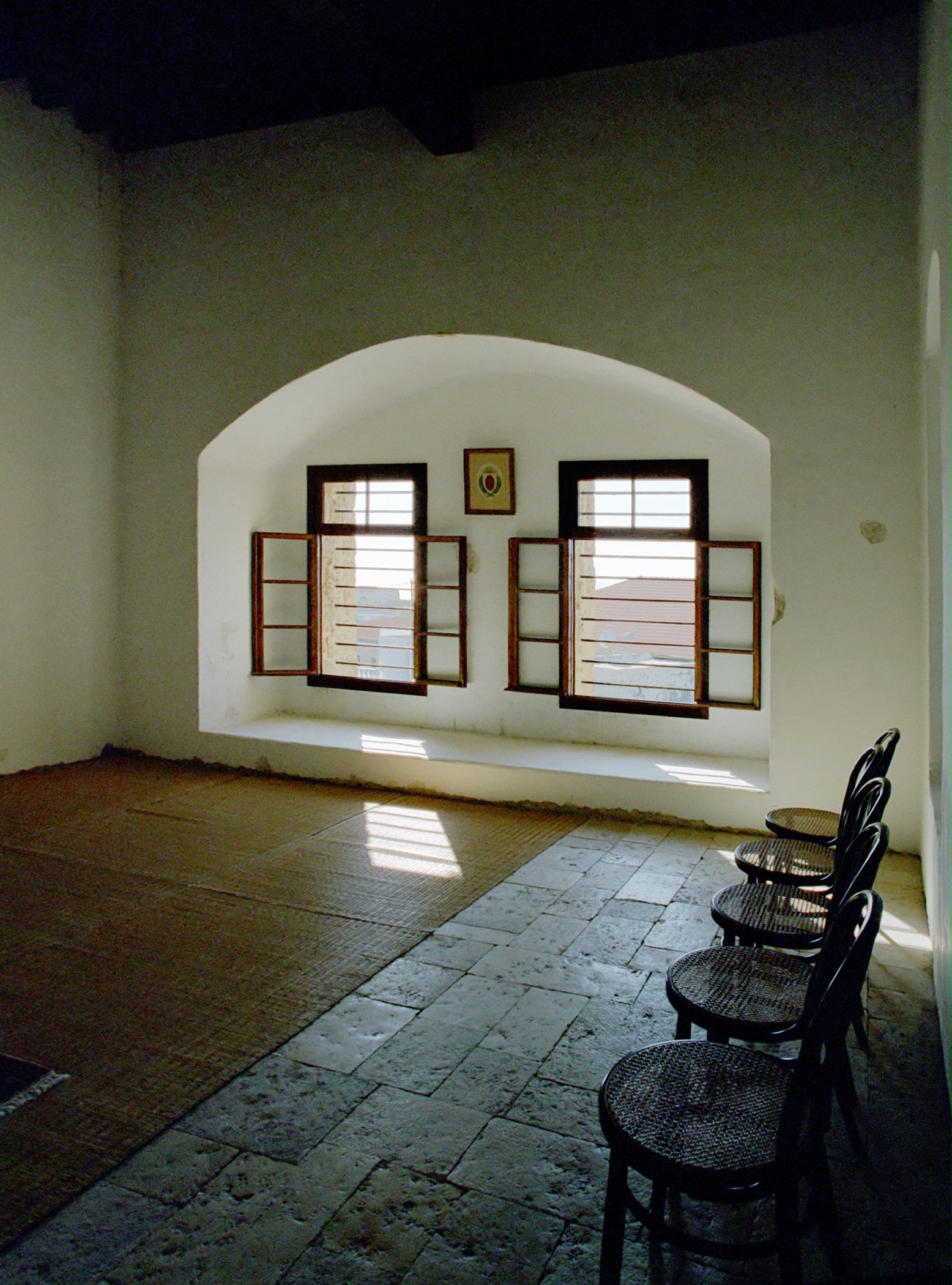 The interior of the cell of Baha'u'llah. (2004)