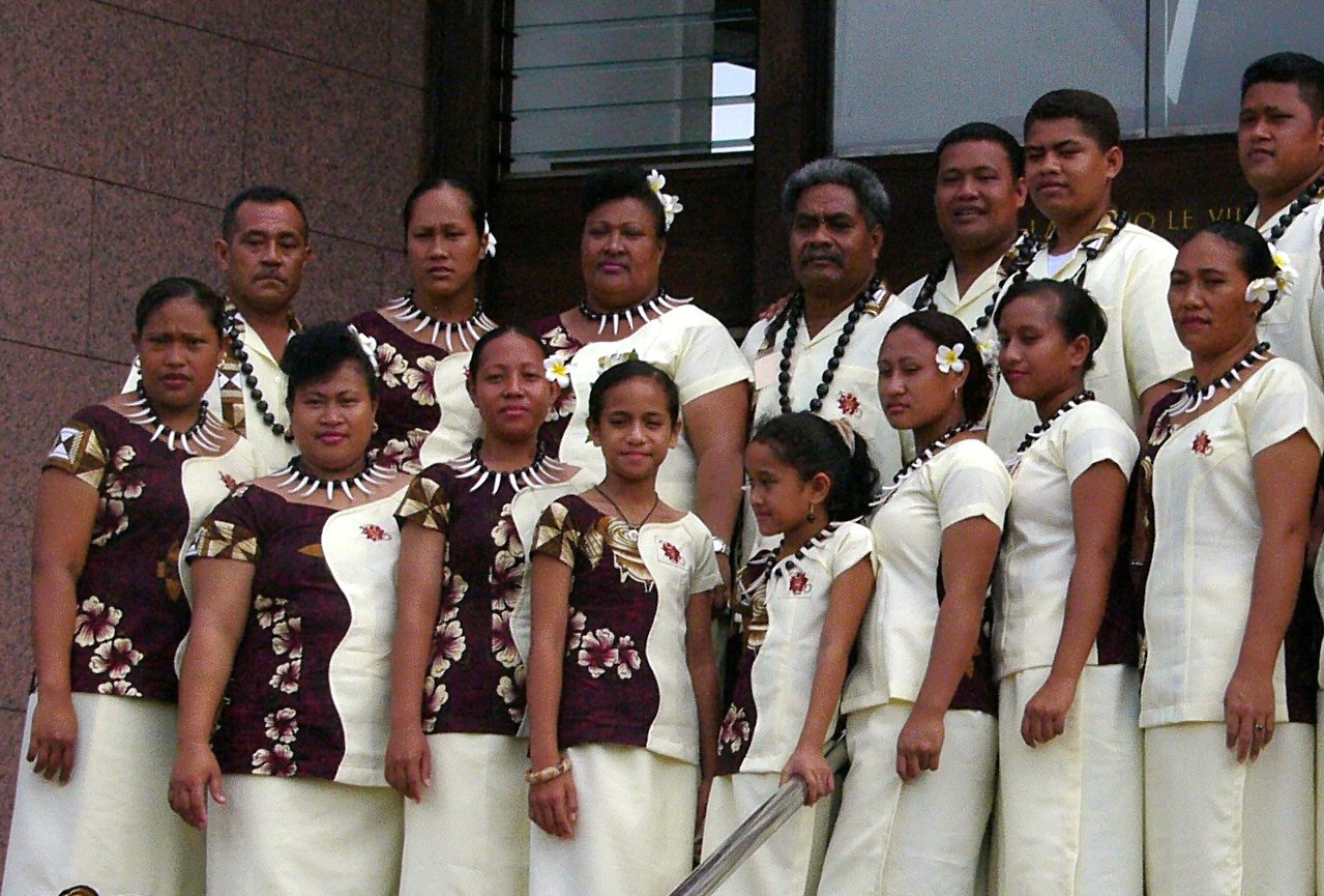 A choir from American Samoa at the jubilee.