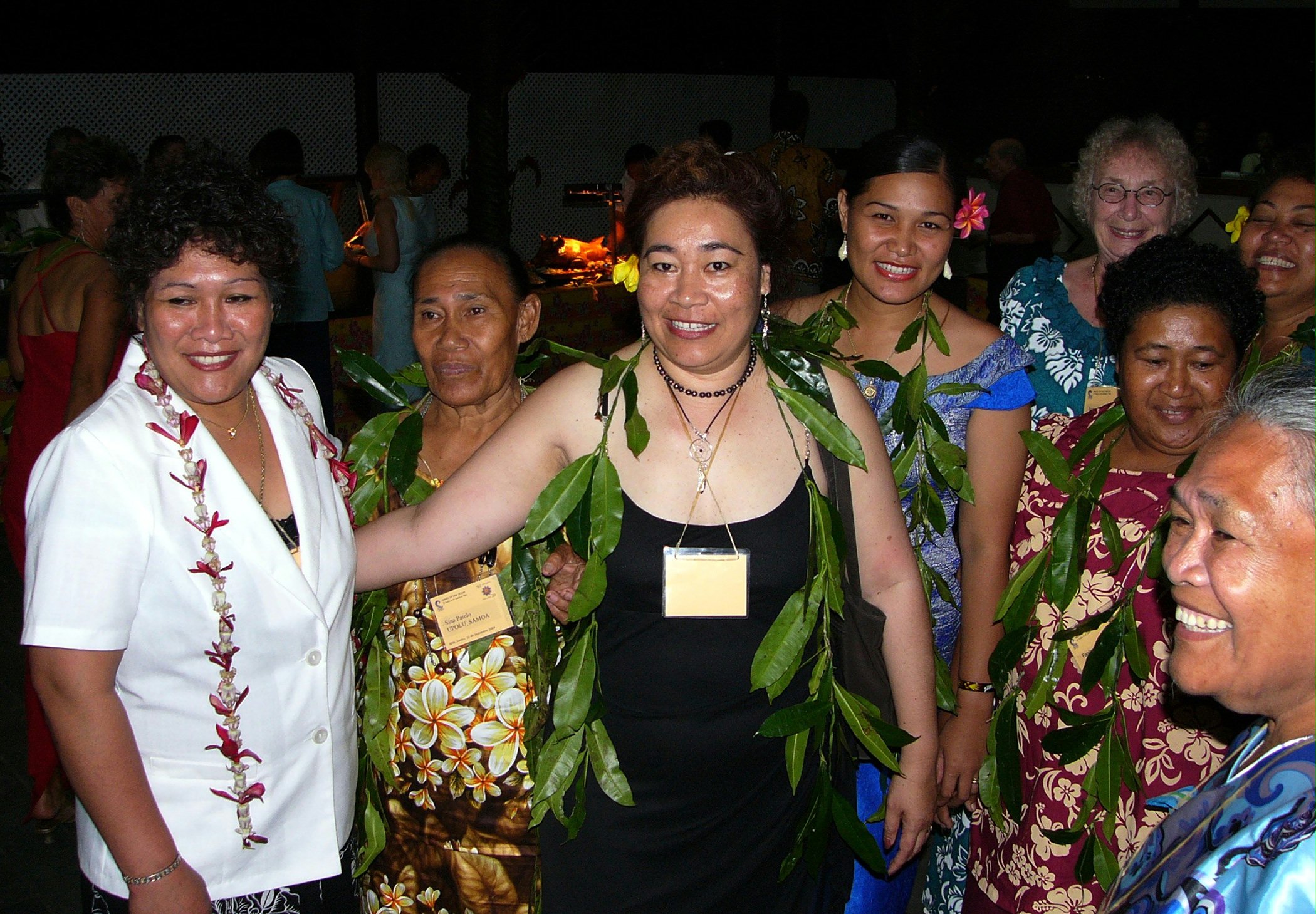 Participants at the Baha'i anniversary celebrations in Samoa.