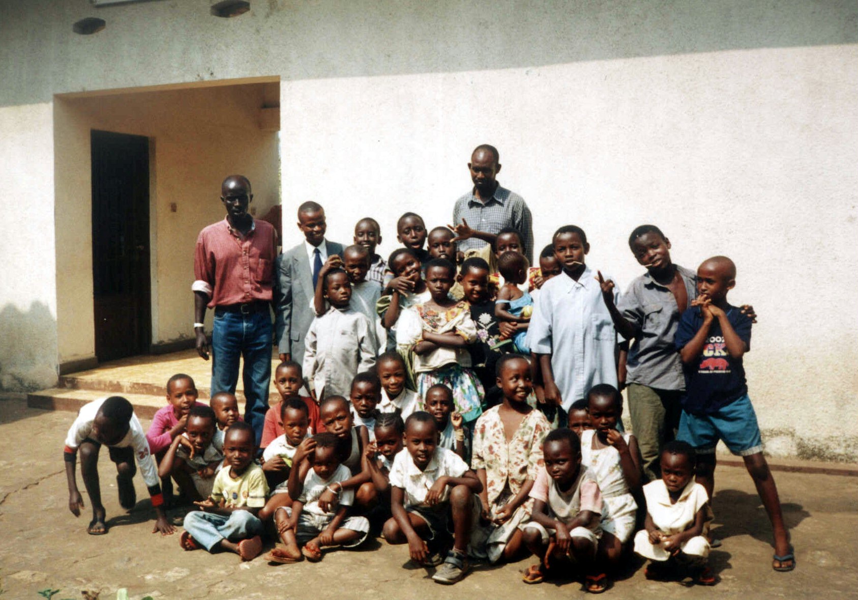 Some of the children attending the jubilee celebrations of the Baha'i community of Burundi.
