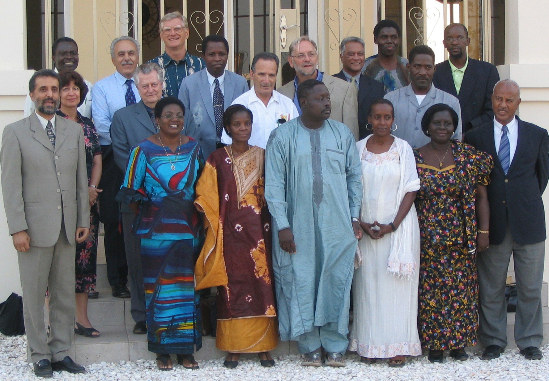 Participants at a meeting of the Continental Board of Counsellors held immediately following the jubilee.