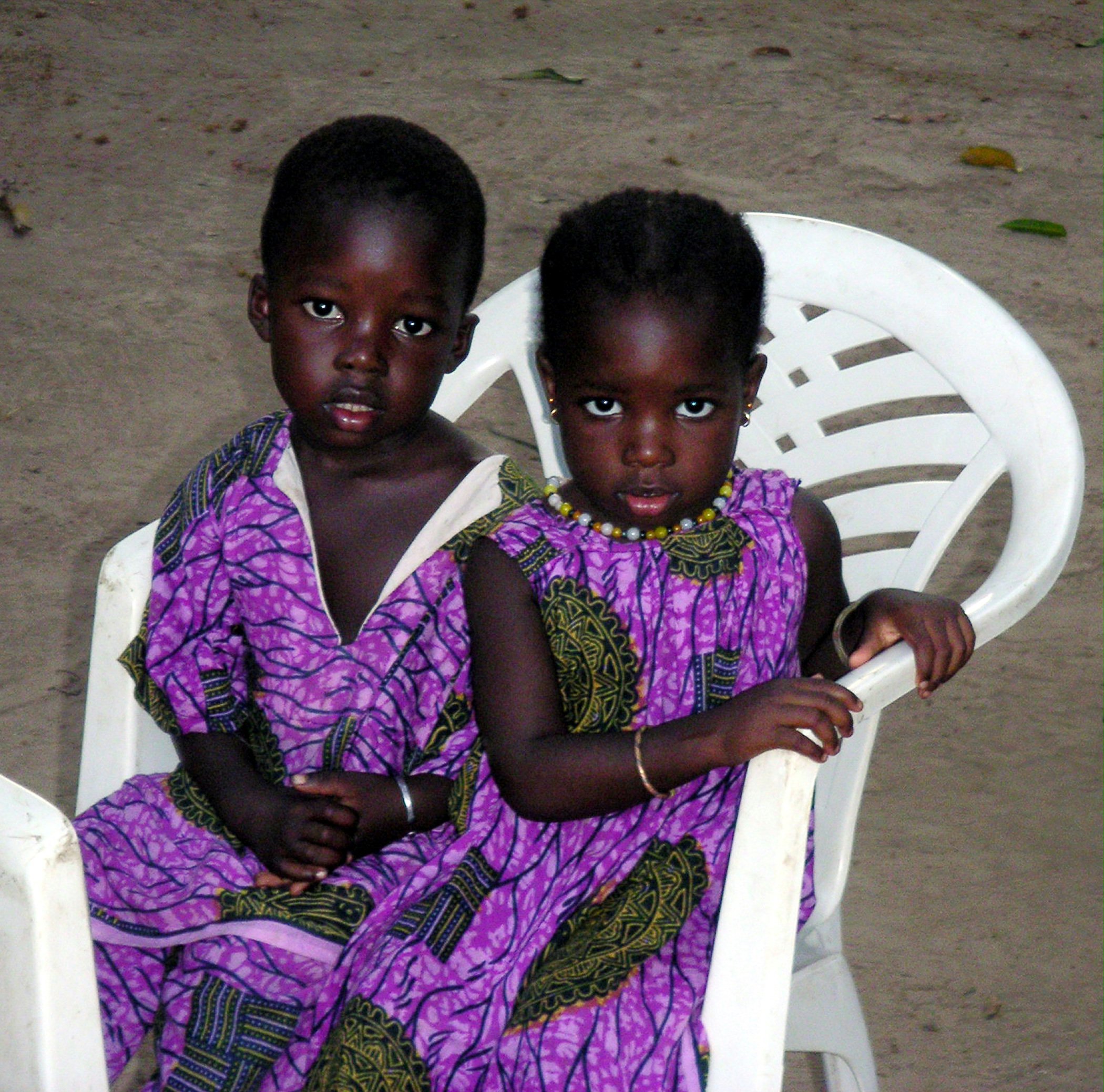 Baha'i children at a recent Naw-Ruz (New Year) gathering in The Gambia.
