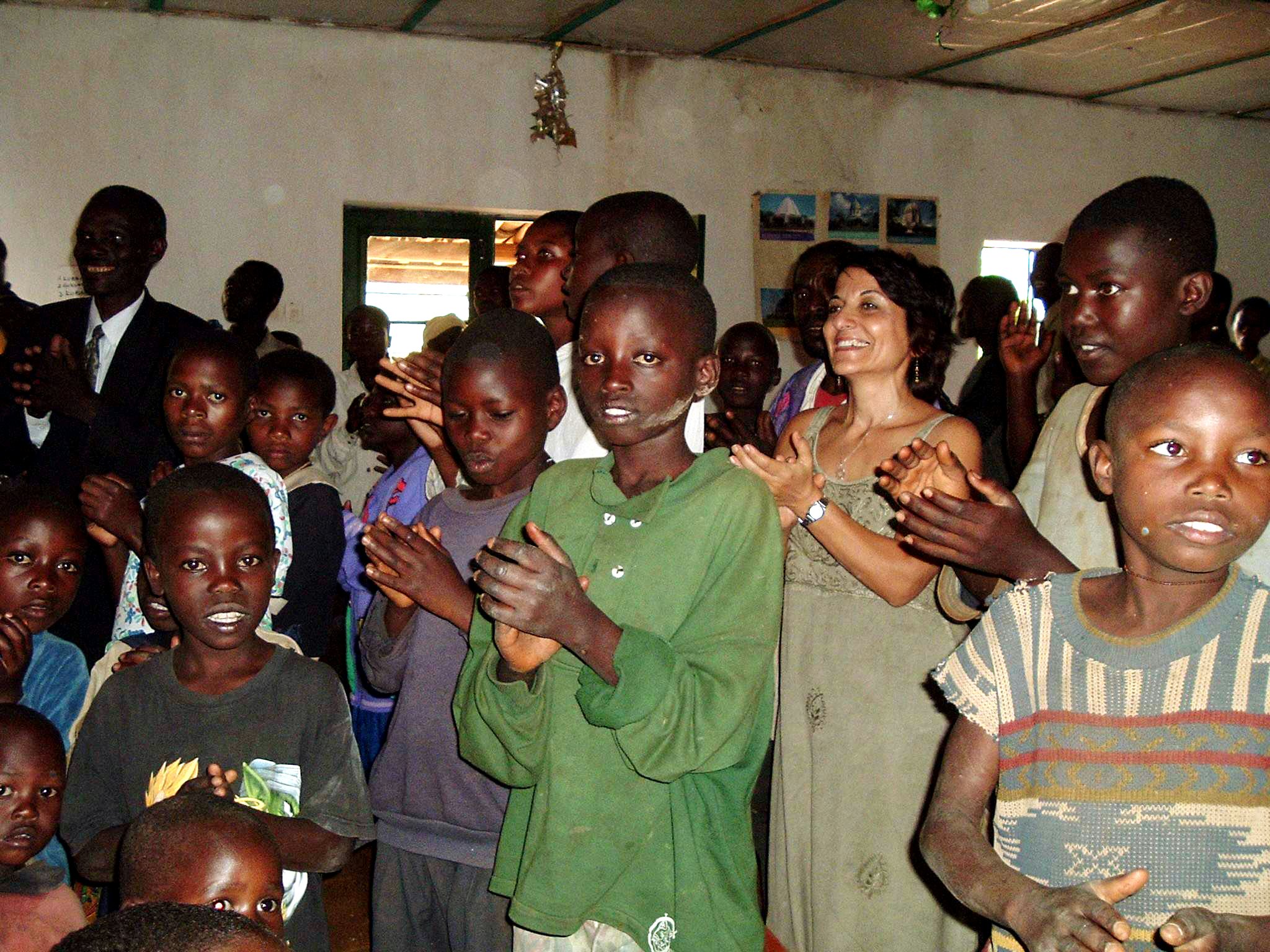 Some of the participants in the second day of the Rwandan Baha'i jubilee celebrations, held in Nyagisagara, 100 kilometres from the capital, Kigali.