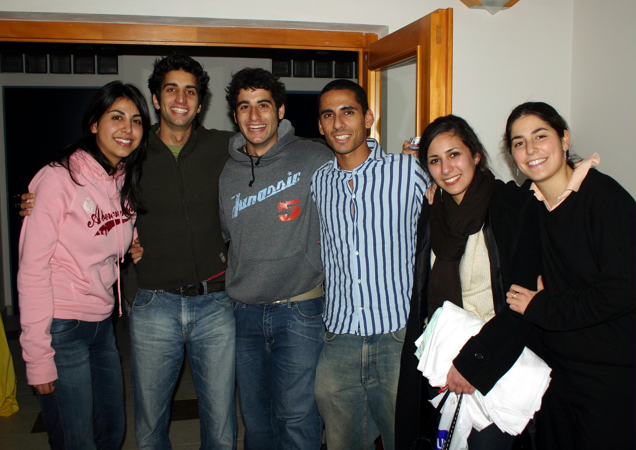Some participants at the Changing Times seminar: (left to right) Neda Maani (New Zealand), Shidan Tosif (Australia), Shervin Tosif (Australia), Saeed Granfar (Australia), Negin Rahbin (Sweden), Noemi Robiati (Italy).