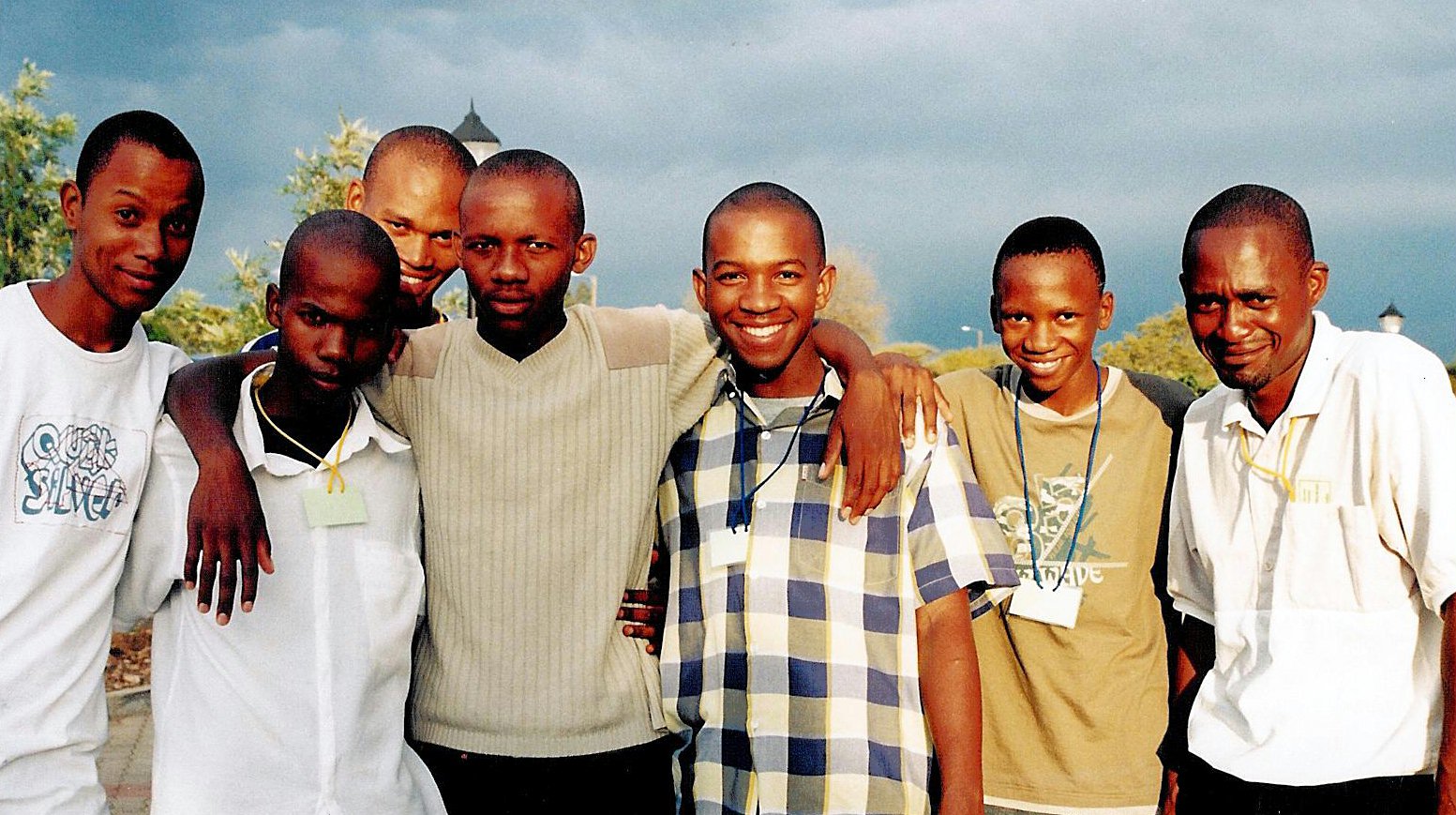 Botswana Baha'i youth at the jubilee celebrations.
