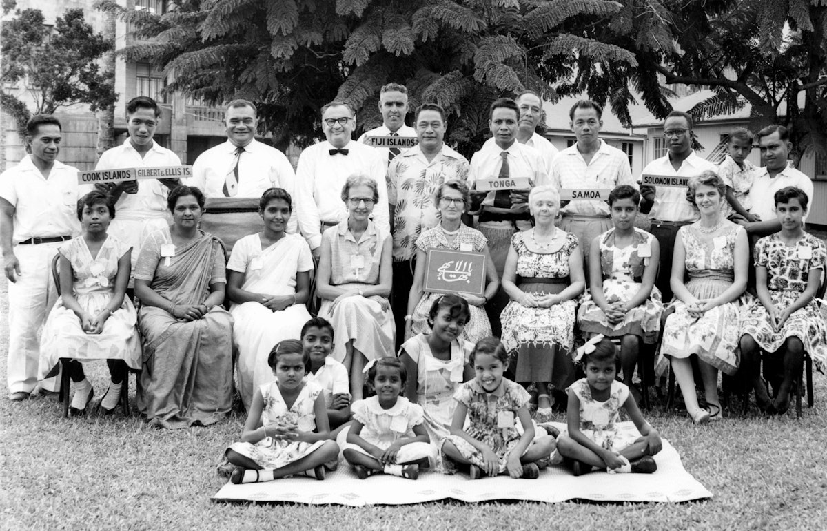 Third convention of the Baha'is of the South Pacific, Suva, Fiji, April 1961.