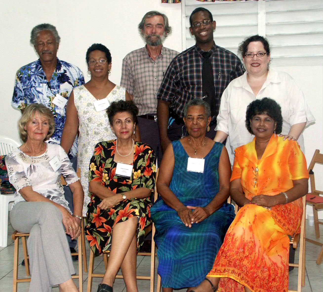 Members of the National Spiritual Assembly of the Baha'is of the Leeward Islands elected in 2005.