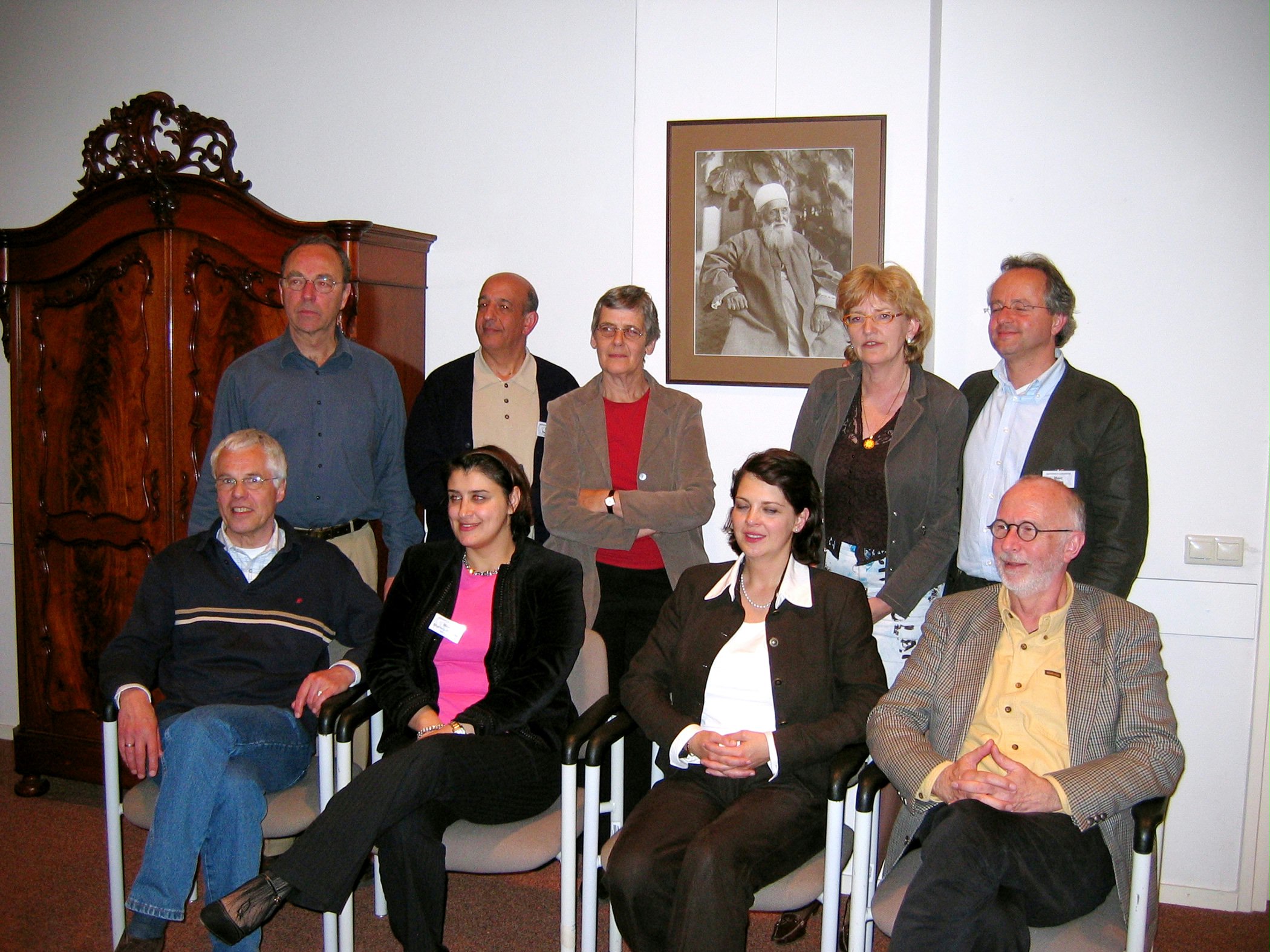 Members of the National Spiritual Assembly of the Baha'is of the Netherlands elected in 2005. Photo by Joris Quik.