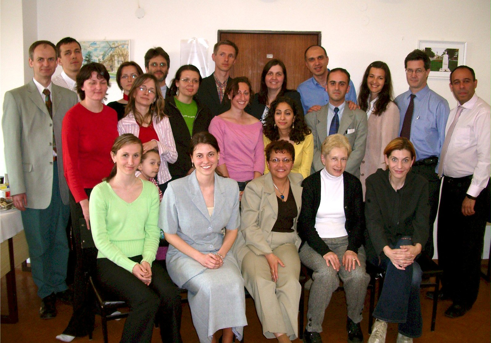 Participants at the national convention of the Baha'is of Slovakia, 2005.