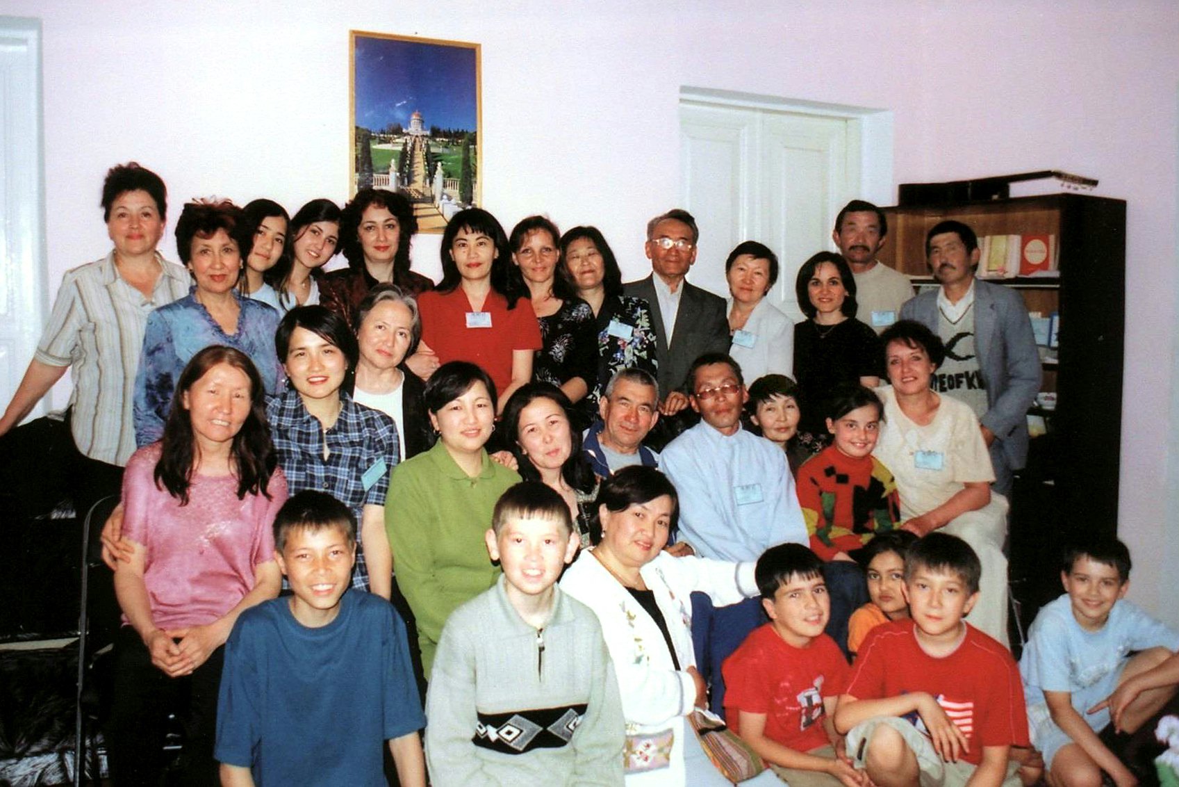 Delegates and observers at the national convention of the Baha'is of Kyrgyzstan, 2005.