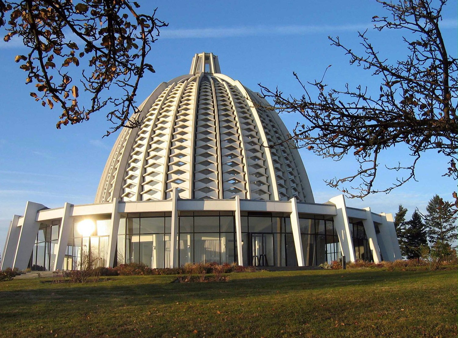 The Baha'i House of Worship at Langenhain near Frankfurt, Germany, which was inaugurated in 1964. The Baha'i community of Germany is celebrating its centenary this year.