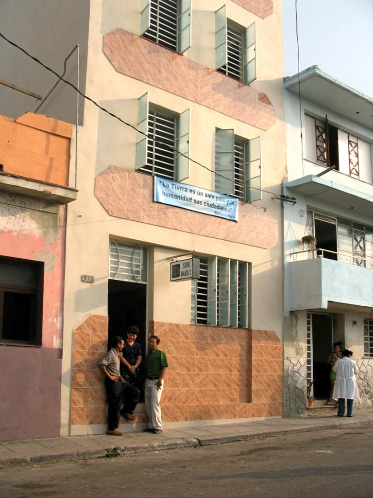 The newly reconstructed Baha'i center in the heart of Havana.