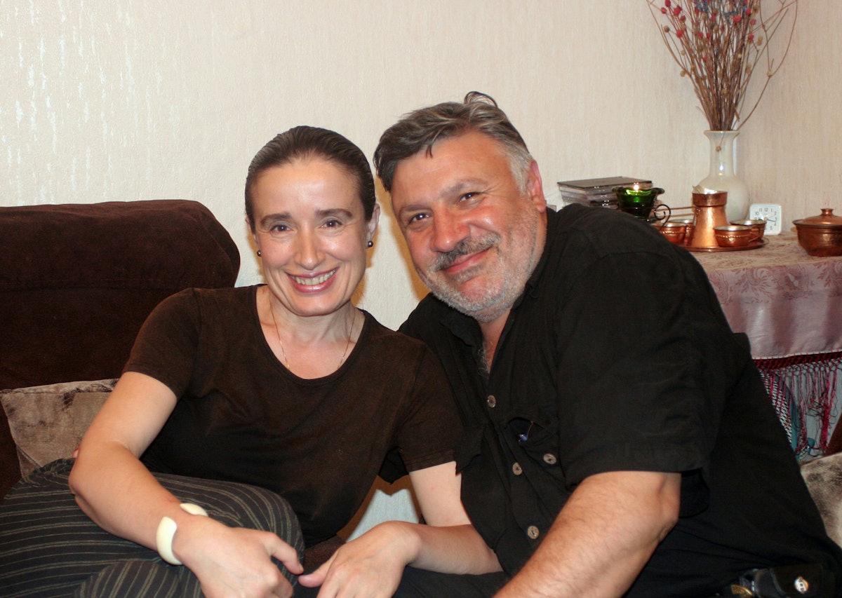 Stephanie and Evgenie Kostourkov.