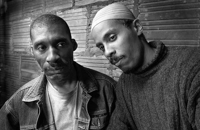 Organizers of the Hush Harbor devotional meetings: Lloyd Lawrence (left) and Kenneth Ray.