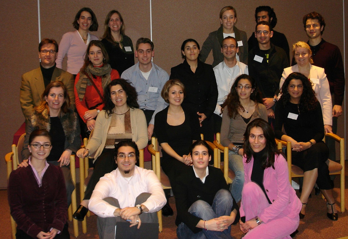 Some of the participants in the European Baha'i Conference on Law.