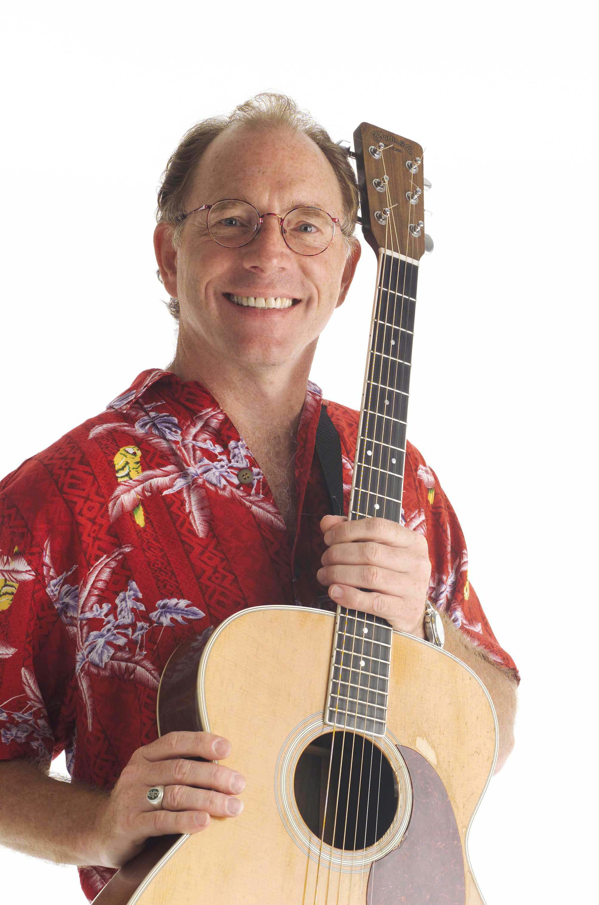 Singer songerwriter Red Grammer in a recent publicity photograph. Mr. Grammer has been nominated for a 2006 Grammy Award for "Best Musical Album for Children" for his recent album BeBop Your Best.