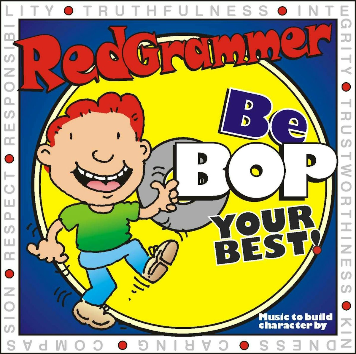 The cover to Red Grammer's Grammy nominated album, BeBop Your Best.