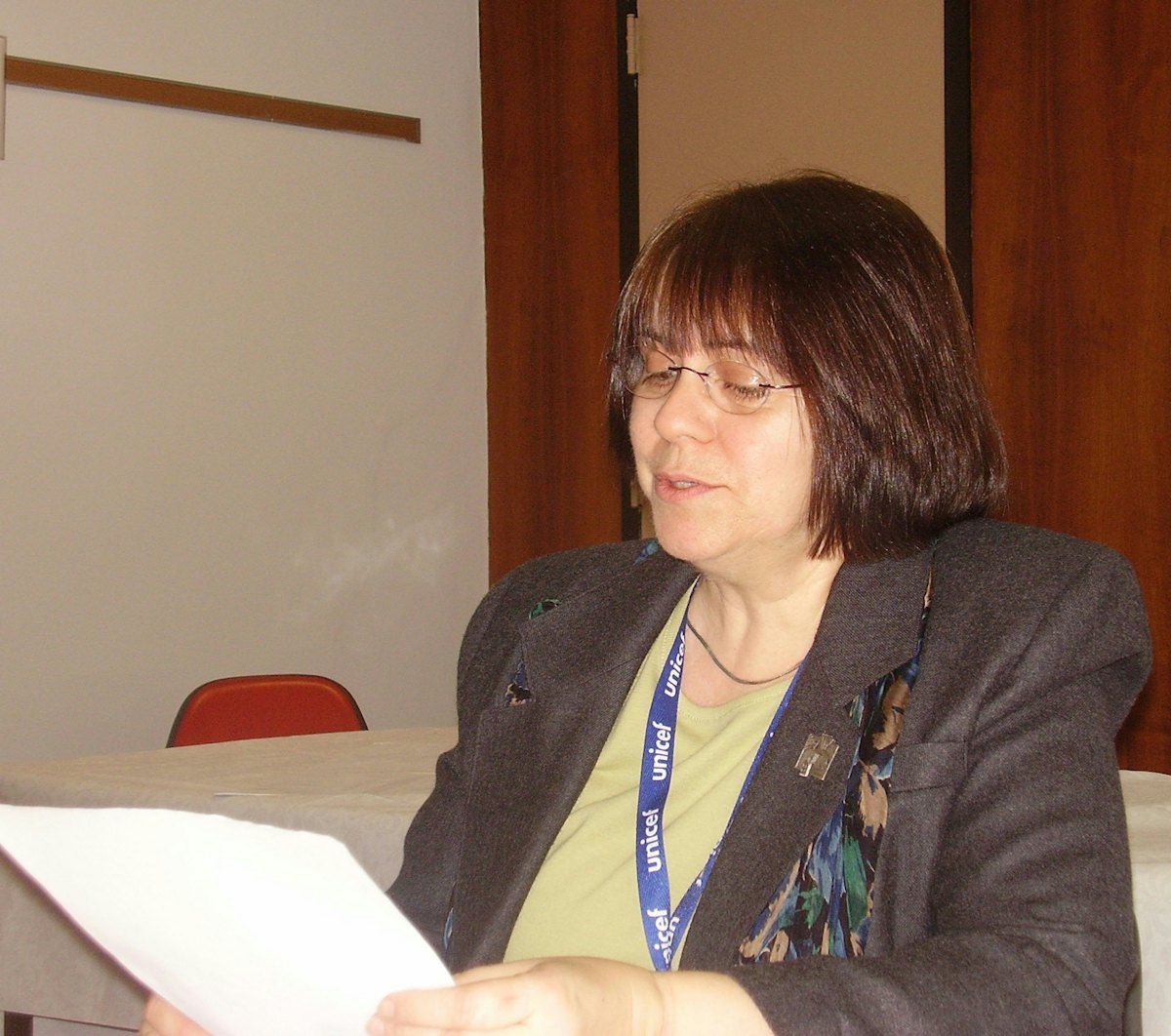 Elizabeth Wright, director of the Office for the Advancement of Women of the Baha'i Community of Canada, made a presentation on Bahiyyih Khanum at a workshop on "Role Models of Women in Decision-making," which sponsored by the Baha'i International Community on 27 February 2006.