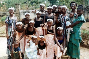 During the year 2004-2005, a number of Baha'i communities celebrated their 50th year in existence. A full report in the latest volume of *The Baha'i World * includes this photograph of a dance troupe that performed at the jubilee celebrations in Burundi in August 2004.
