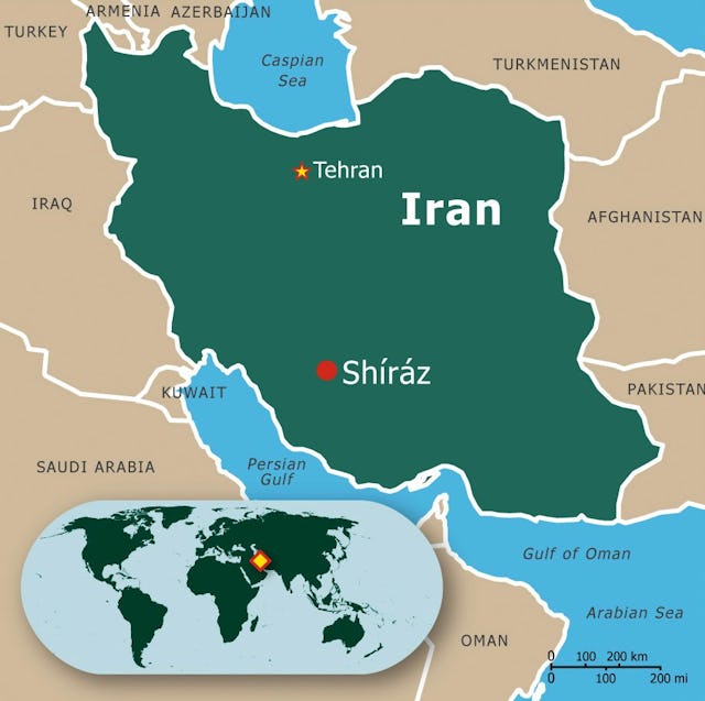 Map of Iran