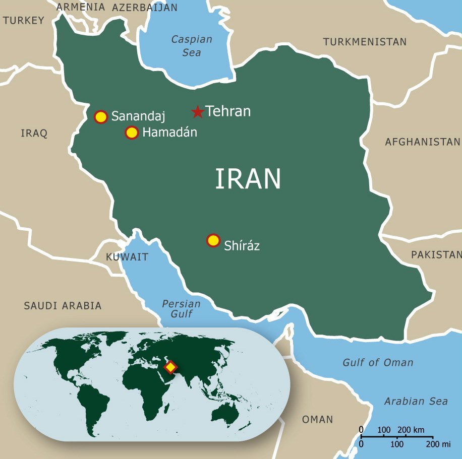 Площадь ирана в кв км. Шираз город в Иране на карте. География Ирана. Карта Ирана с соседними странами на русском языке.