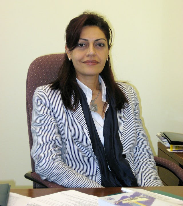 Fulya Vekiloglu, who joined the United Nations Office of the Baha'i International Community in New York as a representative to the United Nations in June 2006.