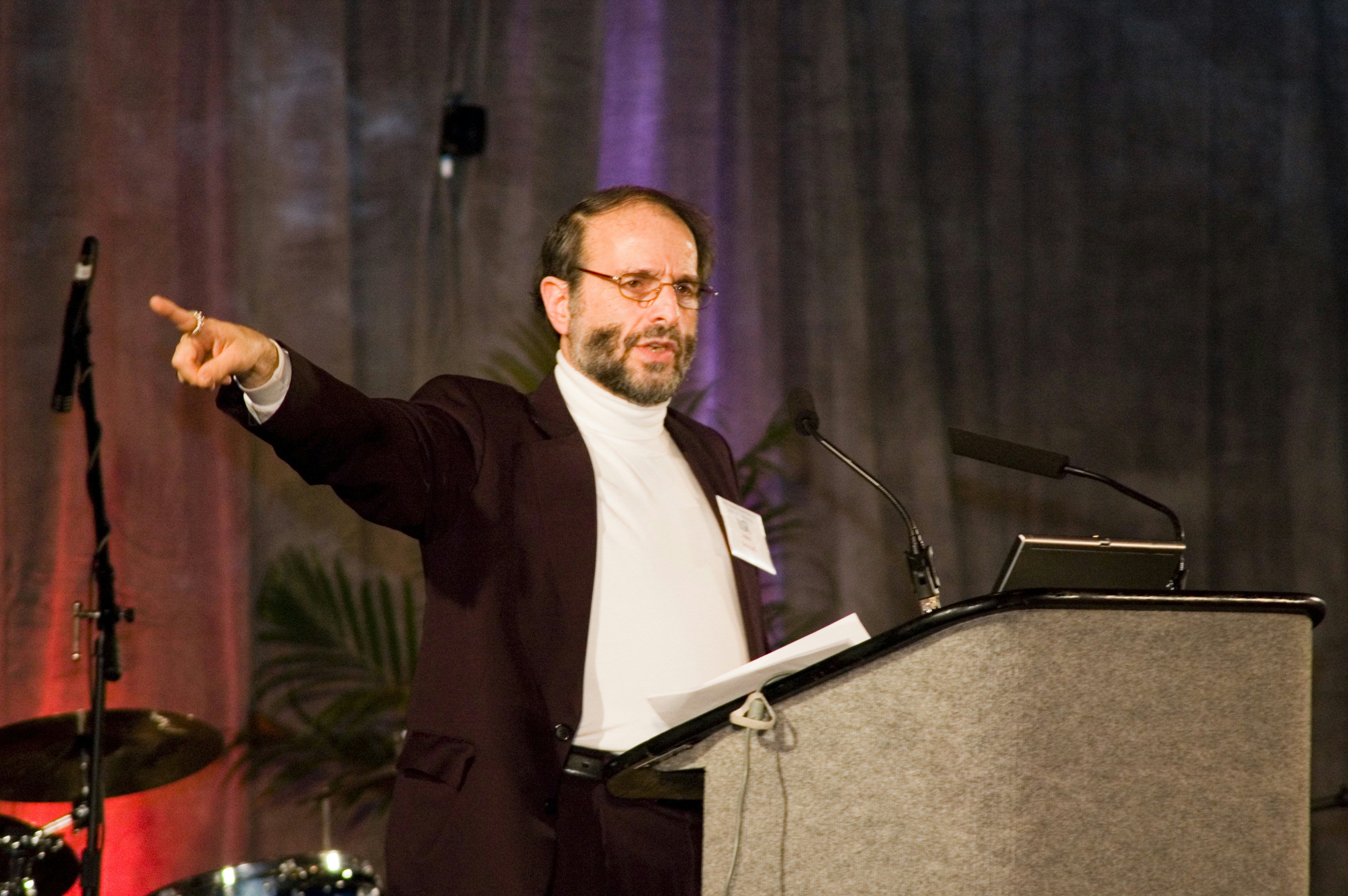 John A. Grayzel, who holds the Baha'i Chair for World Peace at the University of Maryland, gives a talk called "The Human Conscience as Both an End and a Means for Social and Economic Development."