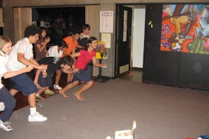 Games form an important part of the learning.