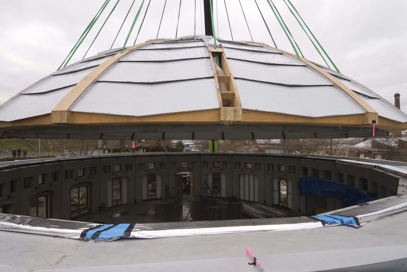 The main part of the building is a 300-seat auditorium, which not only will be used for Baha'i activities but will be available to the greater community for other events.