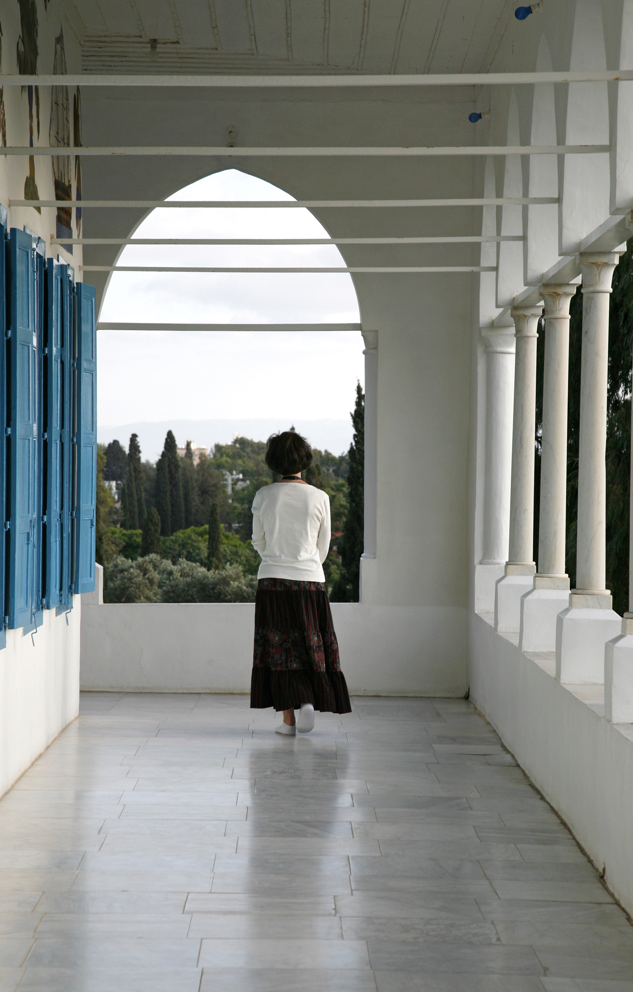 The mansion at Bahji.