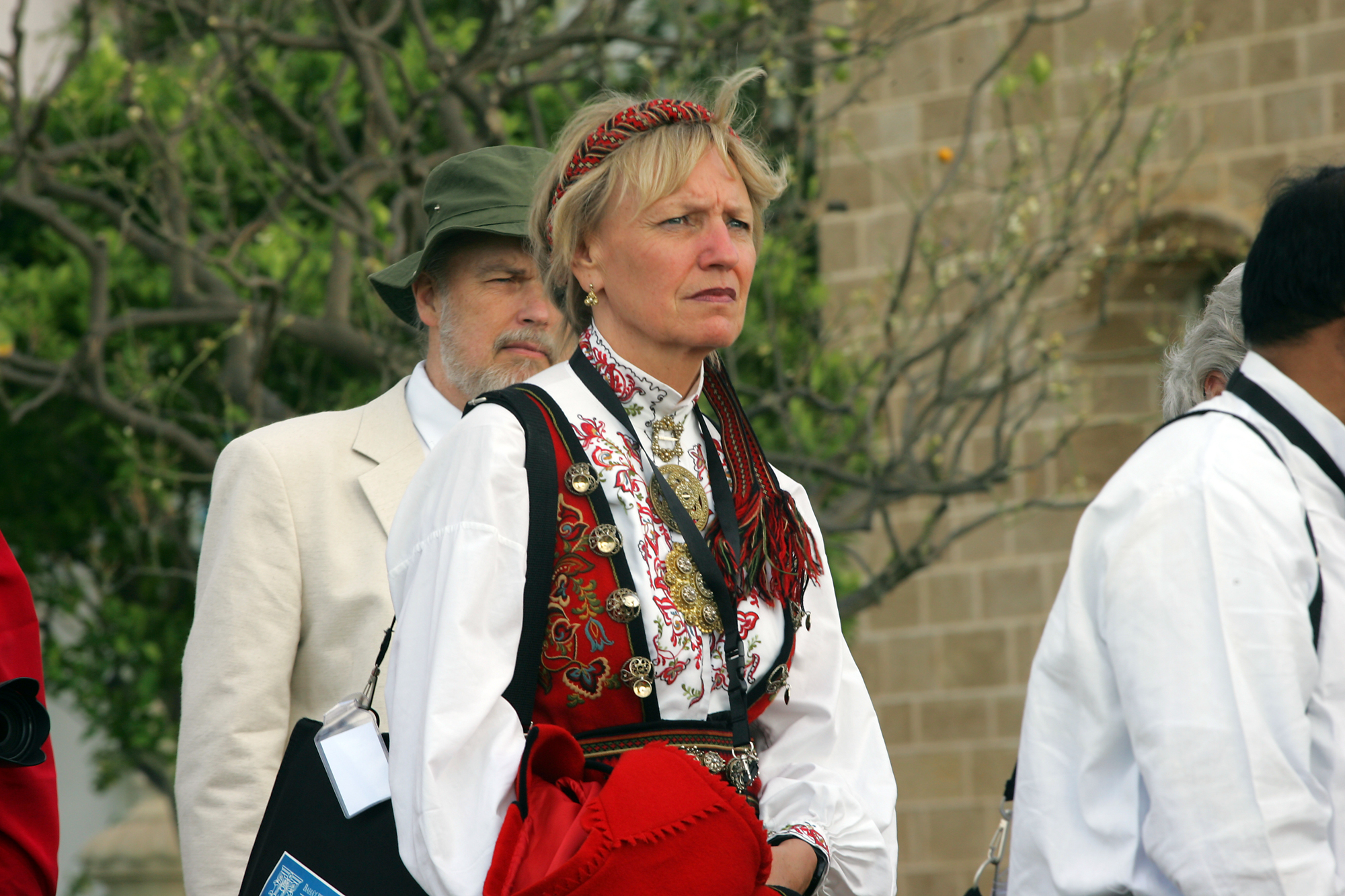Most Baha'is participating in activities this week in the Holy Land speak or understand at least one of the four official languages of the convention -- English, Spanish, French, and Russian.