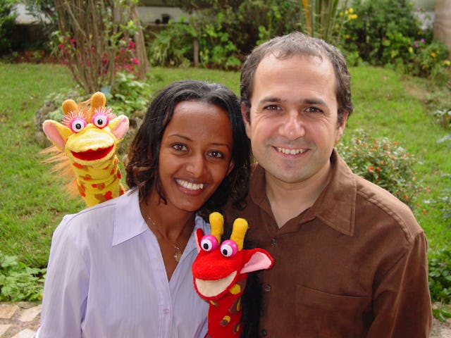 Bruktawit Tigabu and Shane Etzenhouser of Ethiopia have received an award from Prix Jeunesse International to help develop “Tsehai Loves Learning,” their children’s TV program.