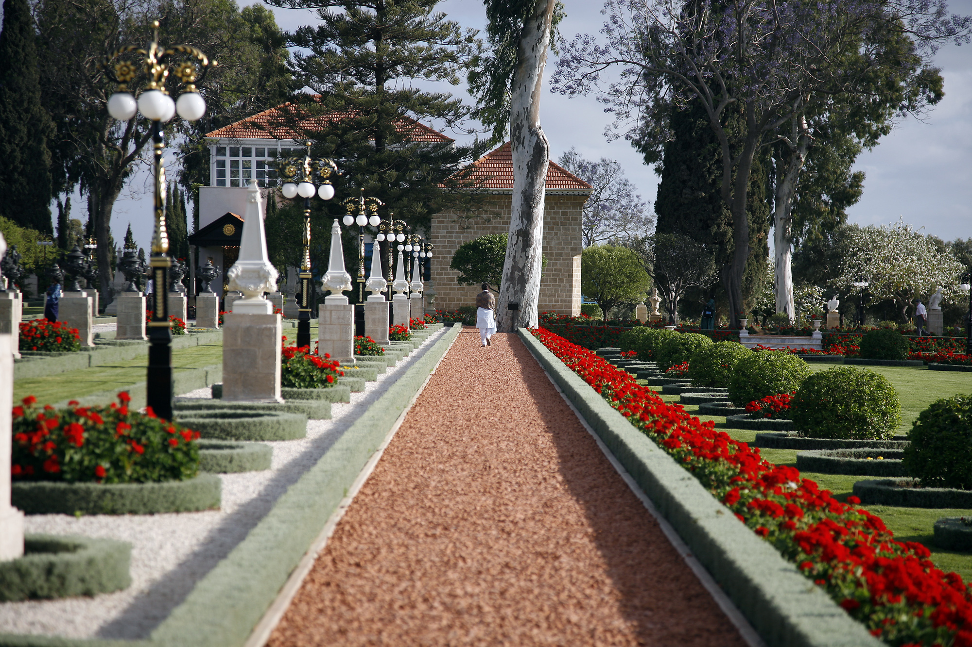The approach to the Shrine of Baha’u’llah is through a beautiful garden that helps prepare visitors for entering the holy place.